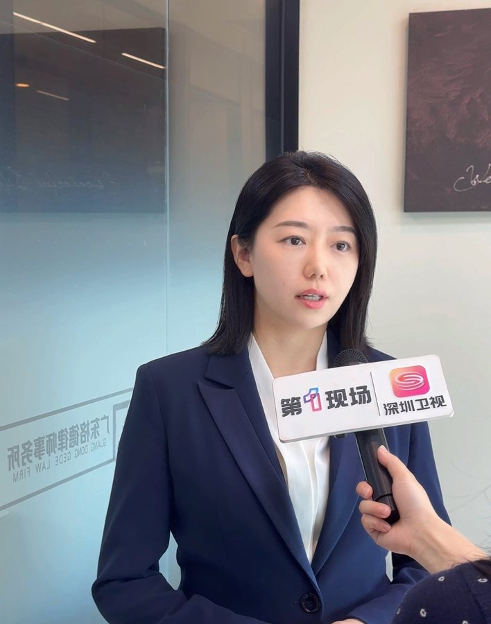 马延律师接受电视台采访